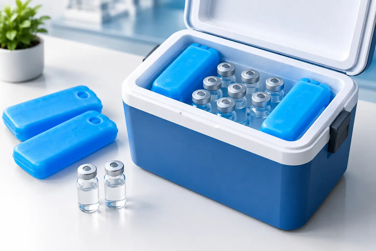 Gel Kühlakkus für Vials richtig einsetzen