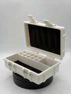 Robin Fit Vial Storage Box 10 V2 für 10 kleine 3-ml-Vials, stabile Aufbewahrungsbox aus Kunststoff, organisiert medizinische Vials