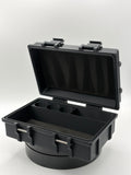 Kleinere 10ml Vial TRT Box V2 von Robin Fit, transparente Verpackung mit Medikamentenflasche vor weißem Hintergrund