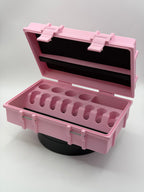 RobinFit Vial Box V3 für 3-ml und 10-ml Vials, robuste Aufbewahrungsbox aus Kunststoff, kompakte Lagerlösung